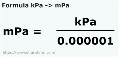 1mpa to kpa|Convert MPa to kPa